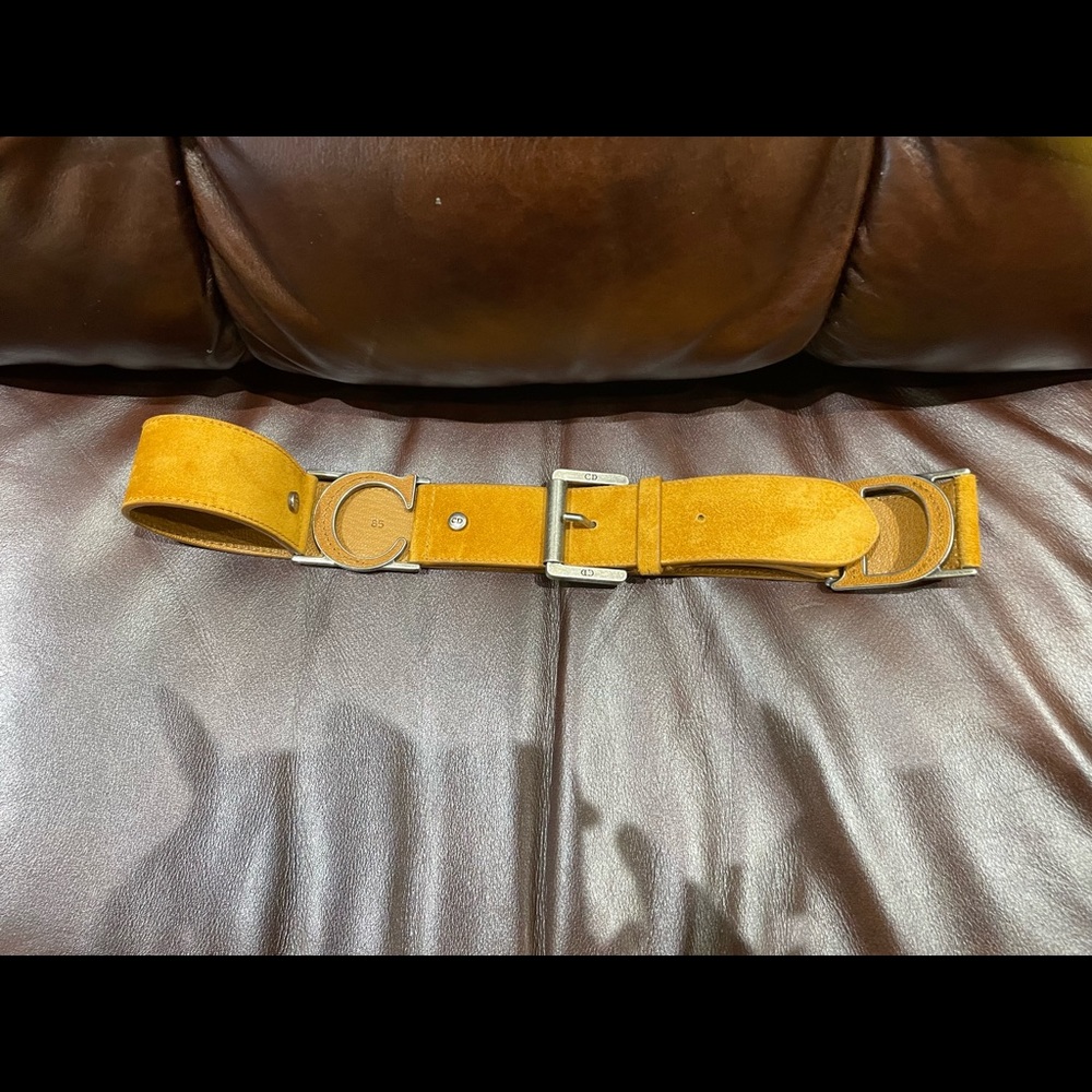 Christian Dior Leather Belt